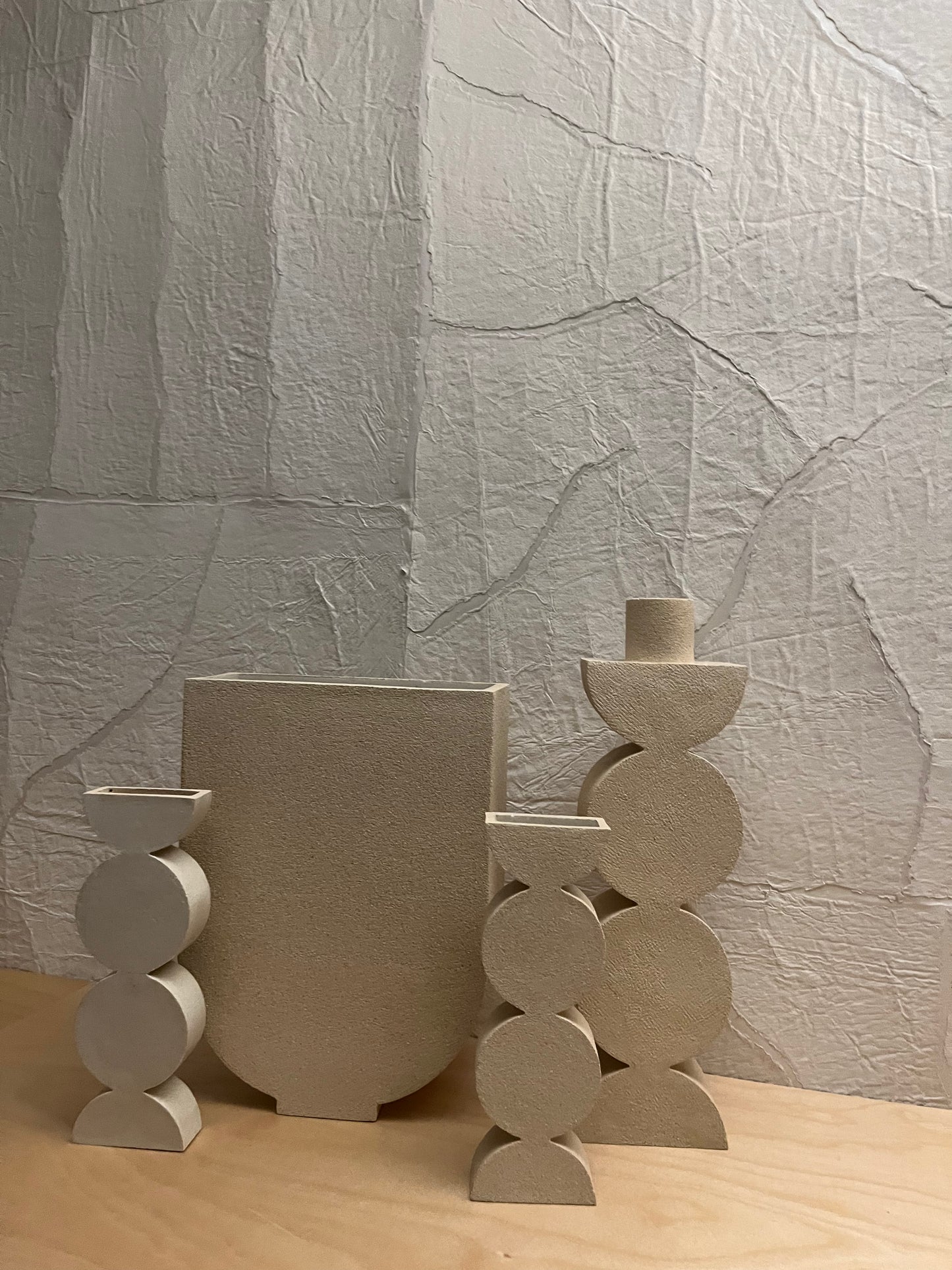 Céramiques Lucia. Soliflore Granuleux. Fait main. Pièce unique.