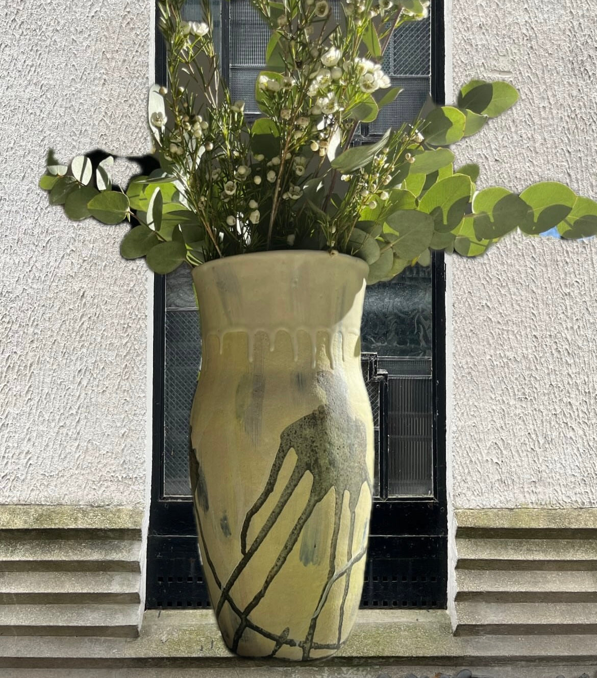 Vase en grès blanc - Florence Dary