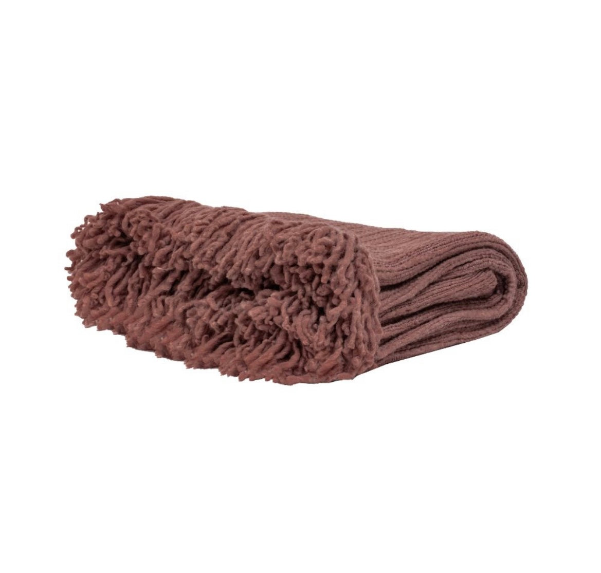 Plaid frangé en laine MURMURE - Bed and Philosophy