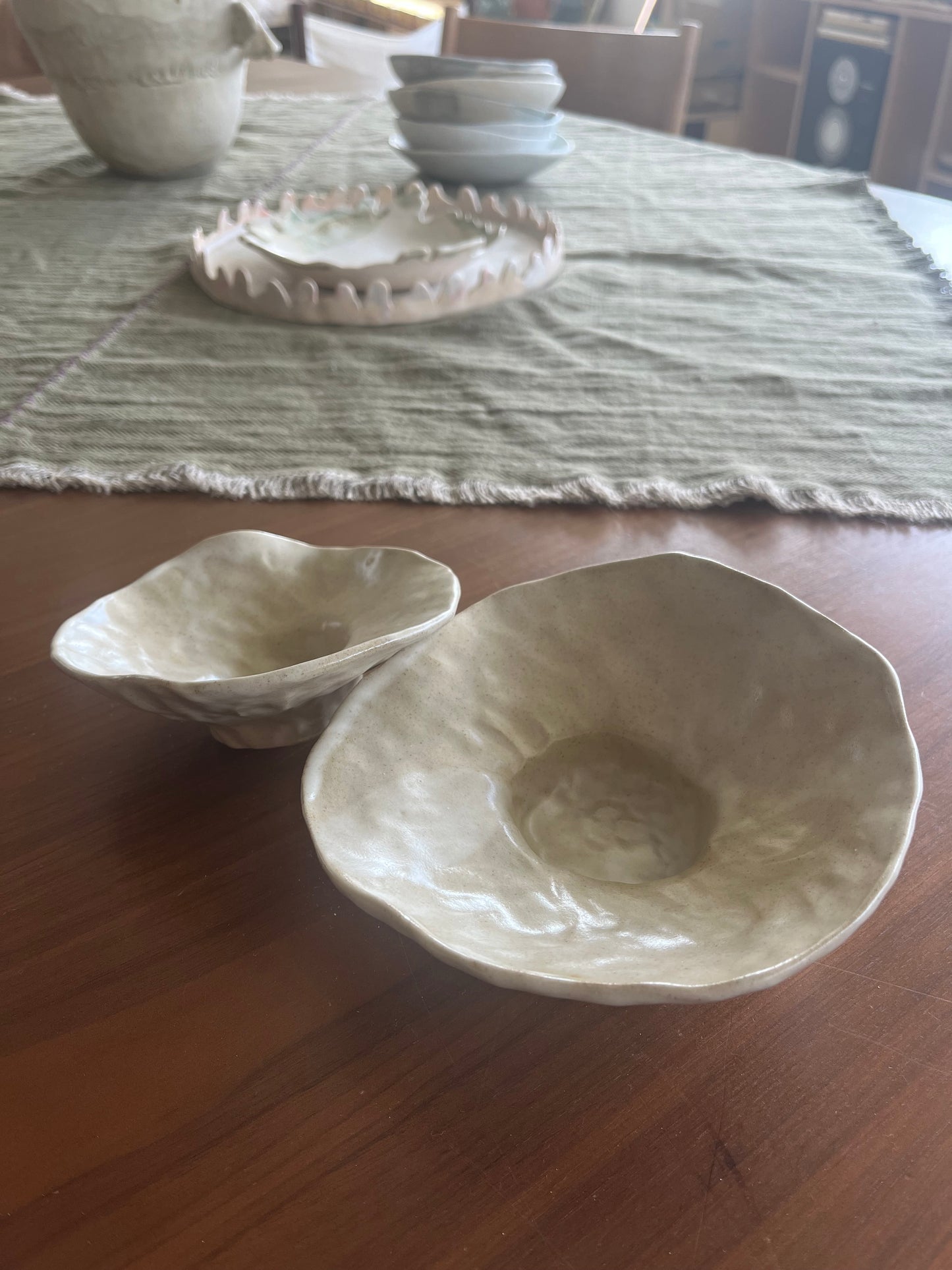 Lot de 2 coupelles fleur, Cora