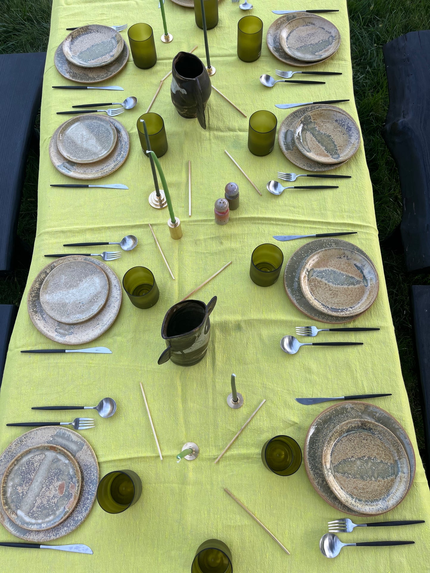 Assiettes « les lézards », Collab avec Mosselbay, pièces uniques
