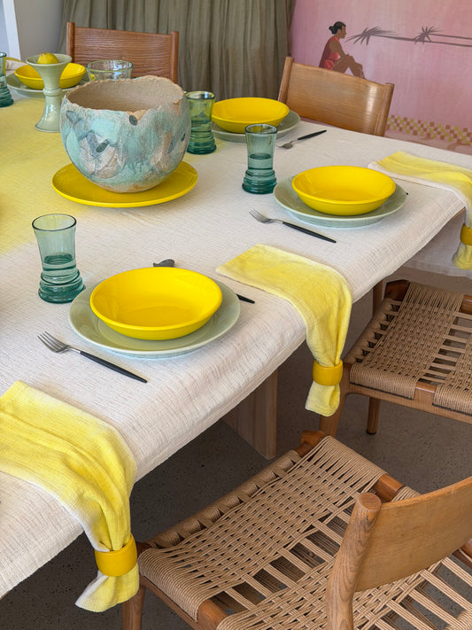 Bed&Philosophy - x10 Serviettes de Table - TATIN Citrus