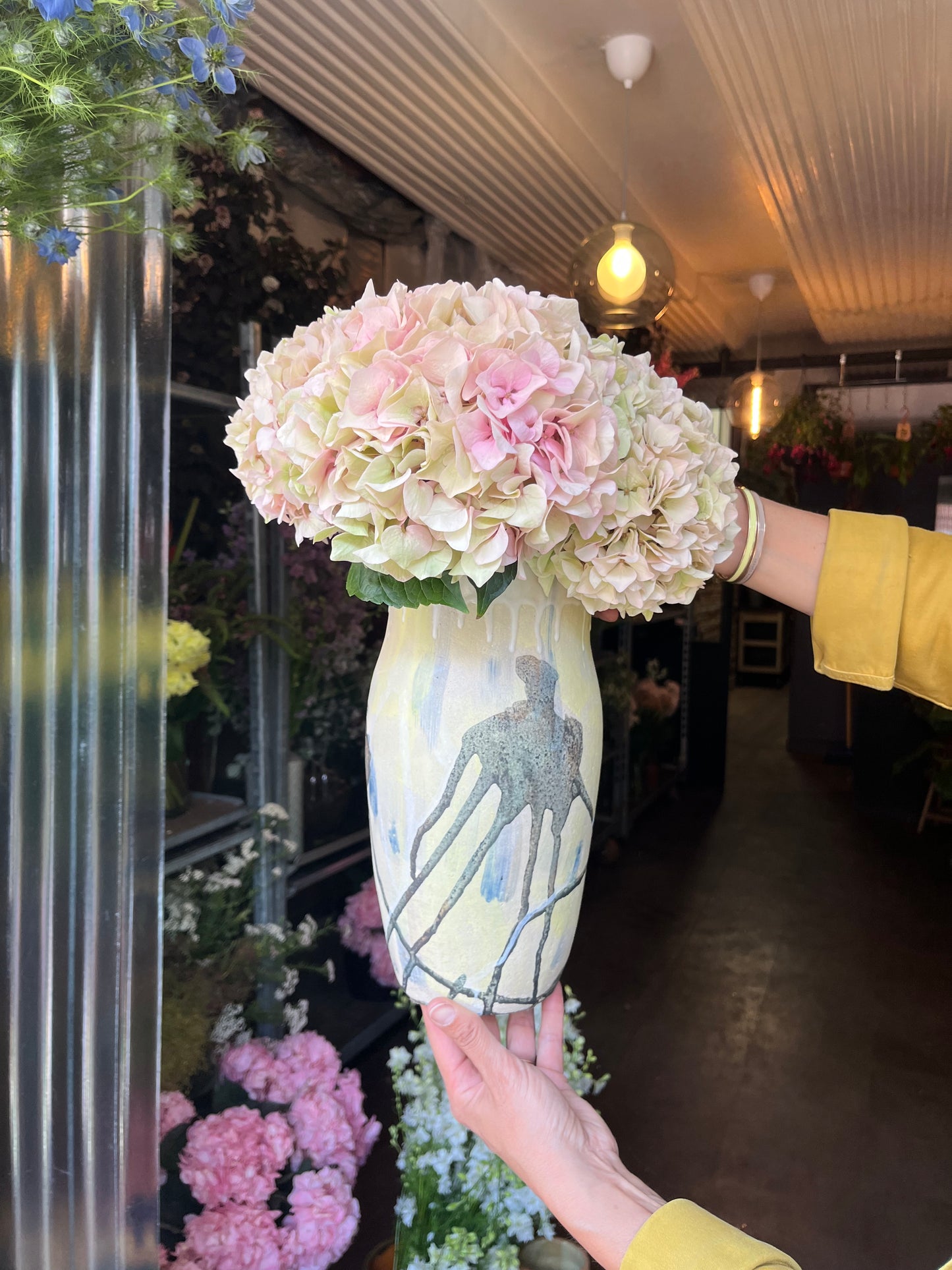 Vase en grès blanc - Florence Dary