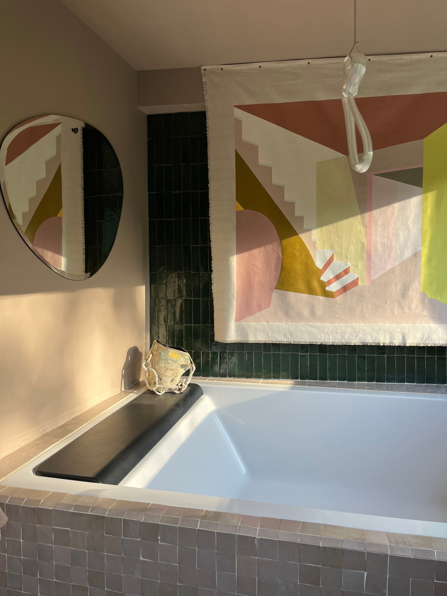 Tenture Murale - Collab « Entrée 60’s »Maison Makeba - Maison Cédrat