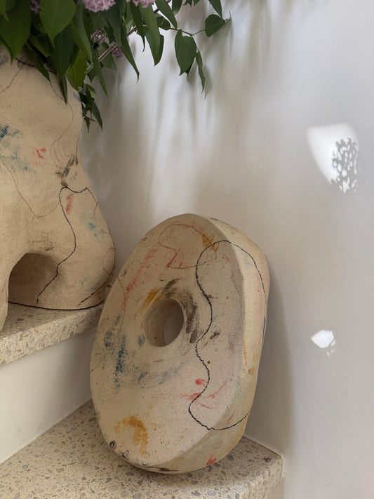 Maison Makeba Signature x MR Céramique - Tabouret/Vase/Plateau - M1