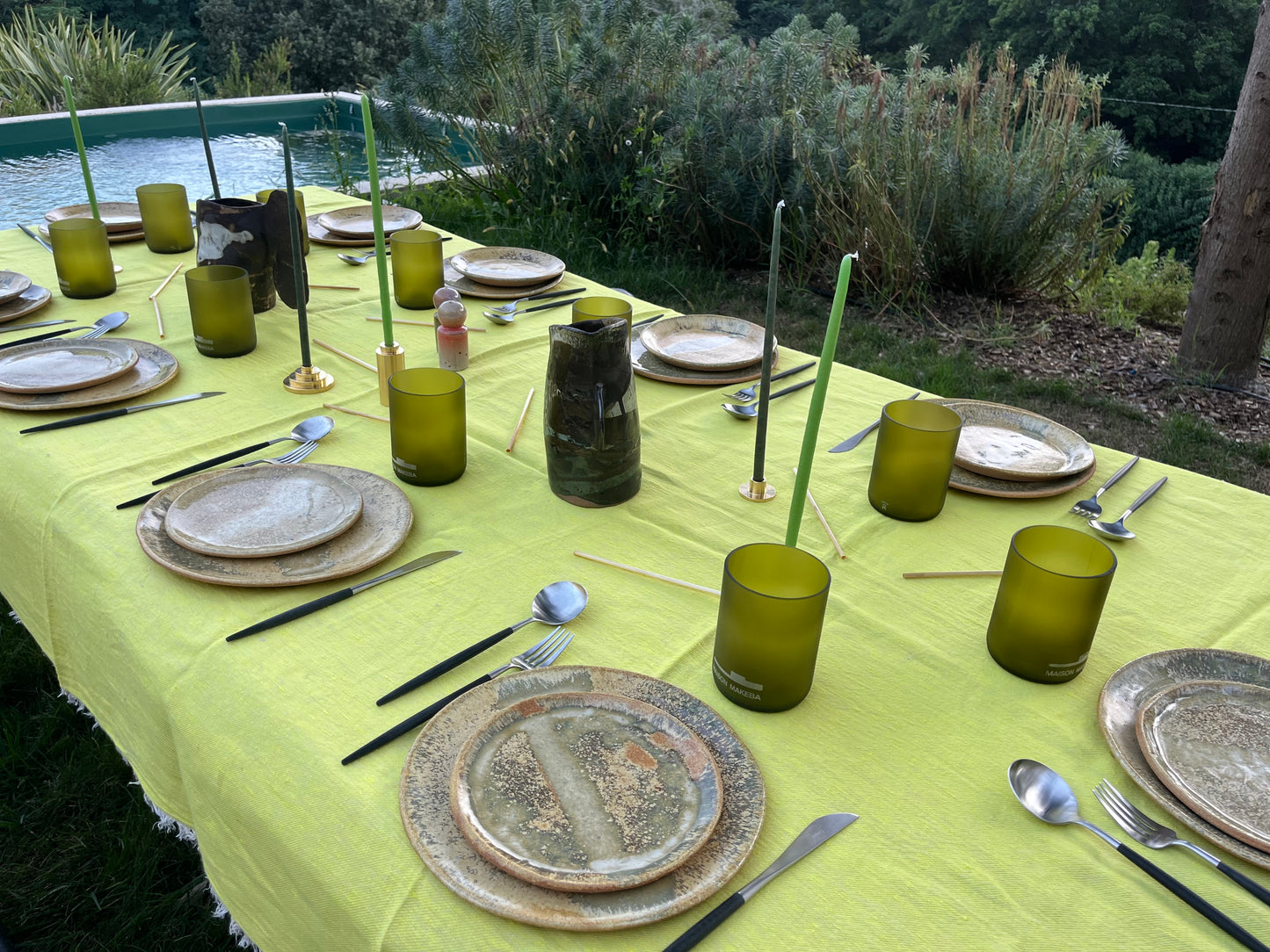 Assiettes « les lézards », Collab avec Mosselbay, pièces uniques