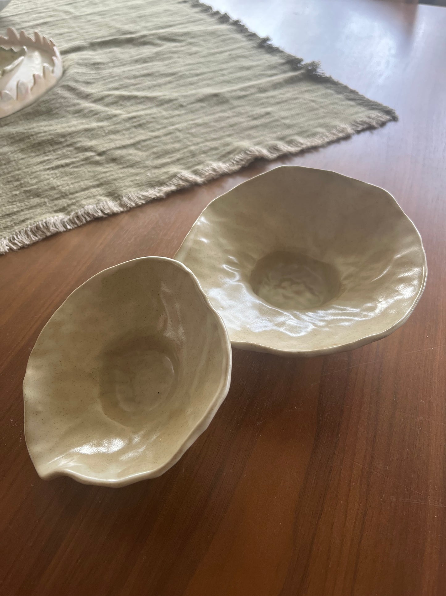 Lot de 2 coupelles fleur, Cora