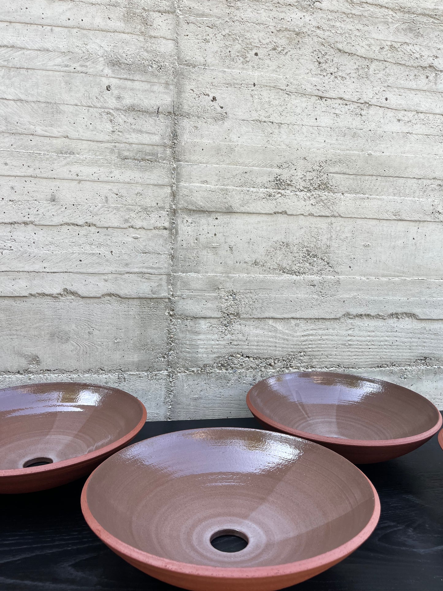 Vasque en céramique Ø 39 en grès Tanguy Fraiture