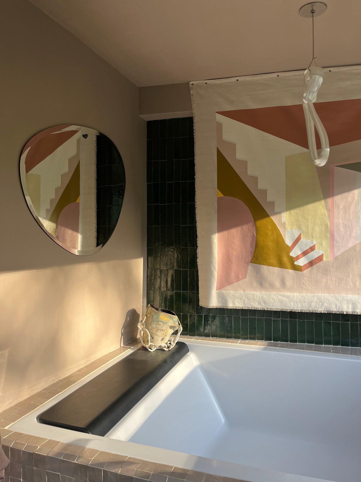 Tenture Murale - Collab « Entrée 60’s »Maison Makeba - Maison Cédrat