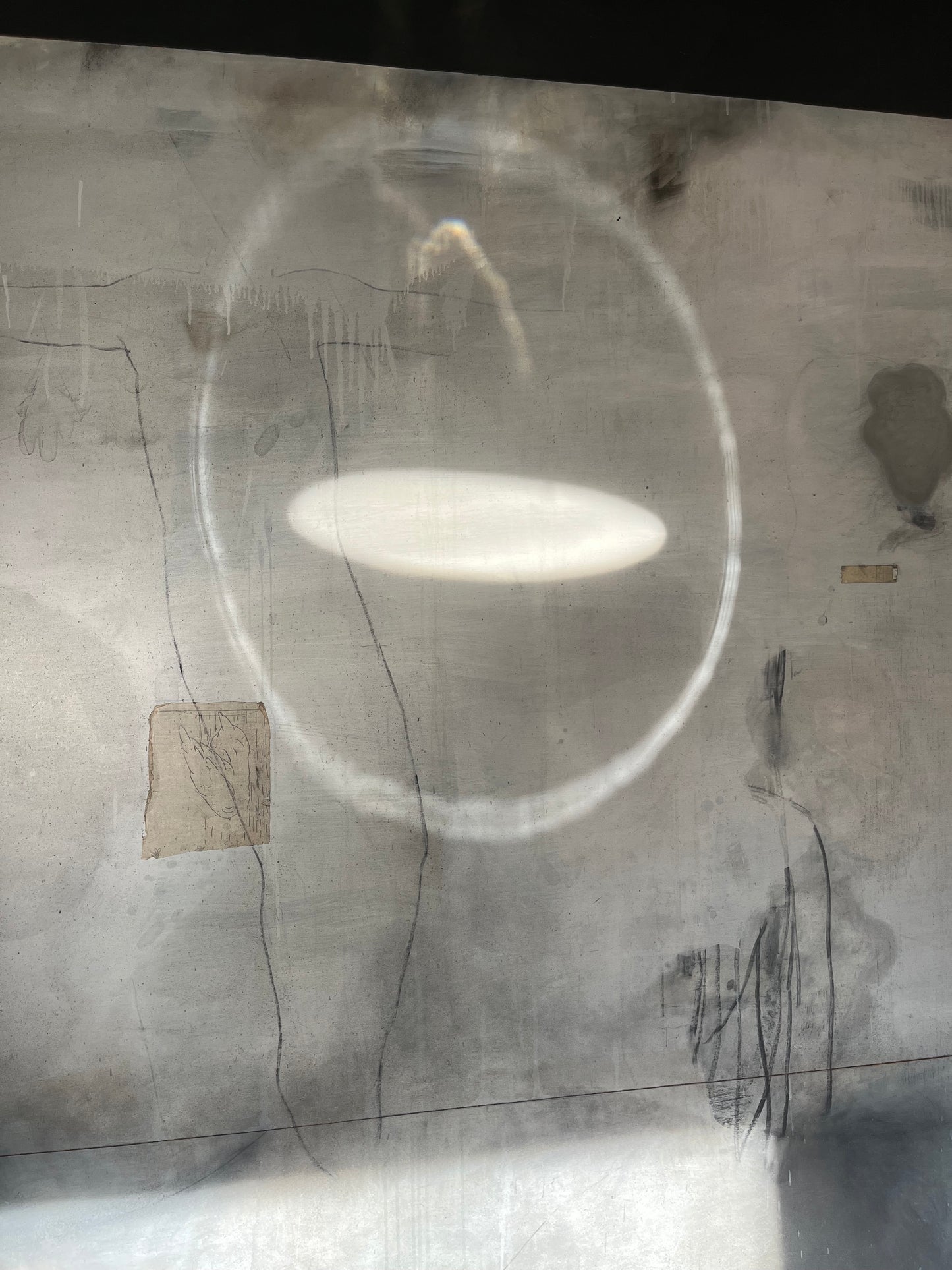 Tableau « très grand buste » Jordi Isern 2,45 x 2,45 m