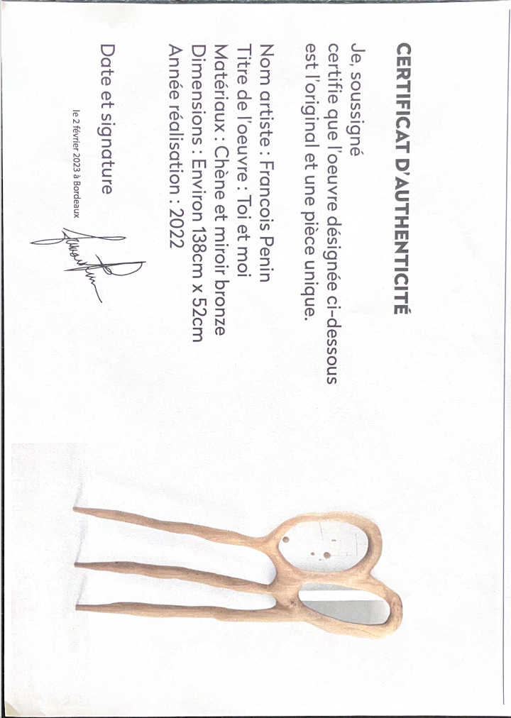 François Penin - Miroir - Toi et Moi