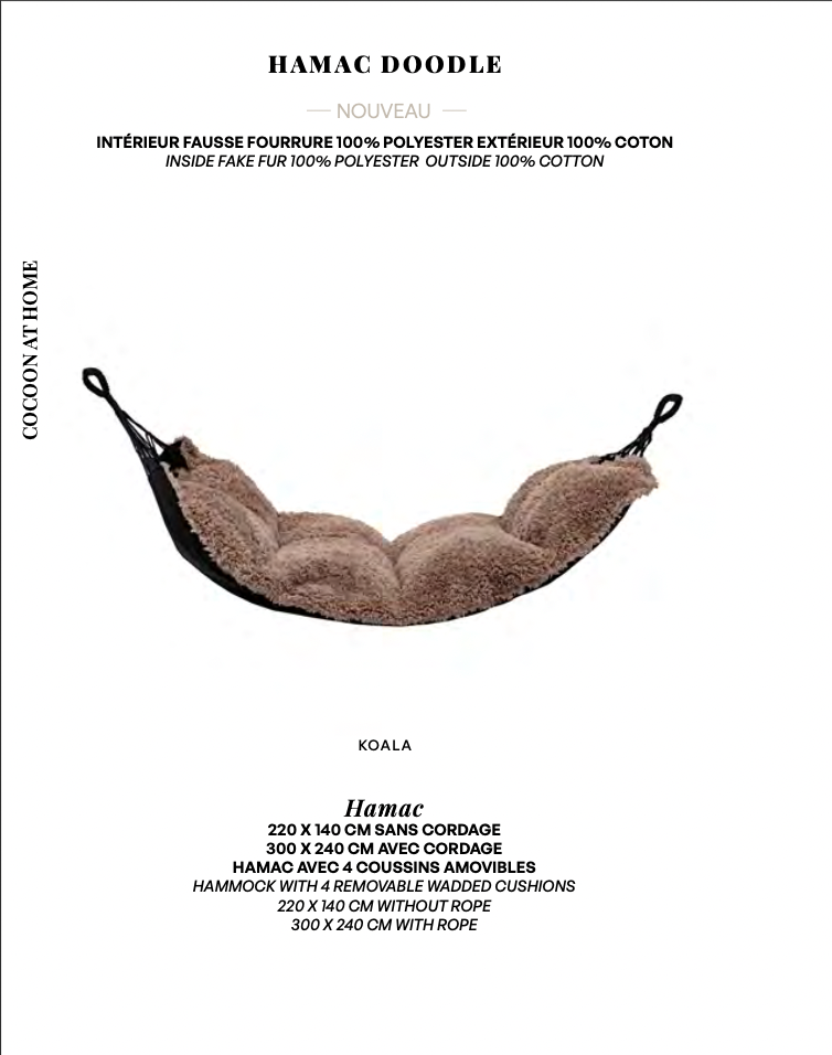 Hamac Indoor (Garniture Incluse) - Bed and Philosophy