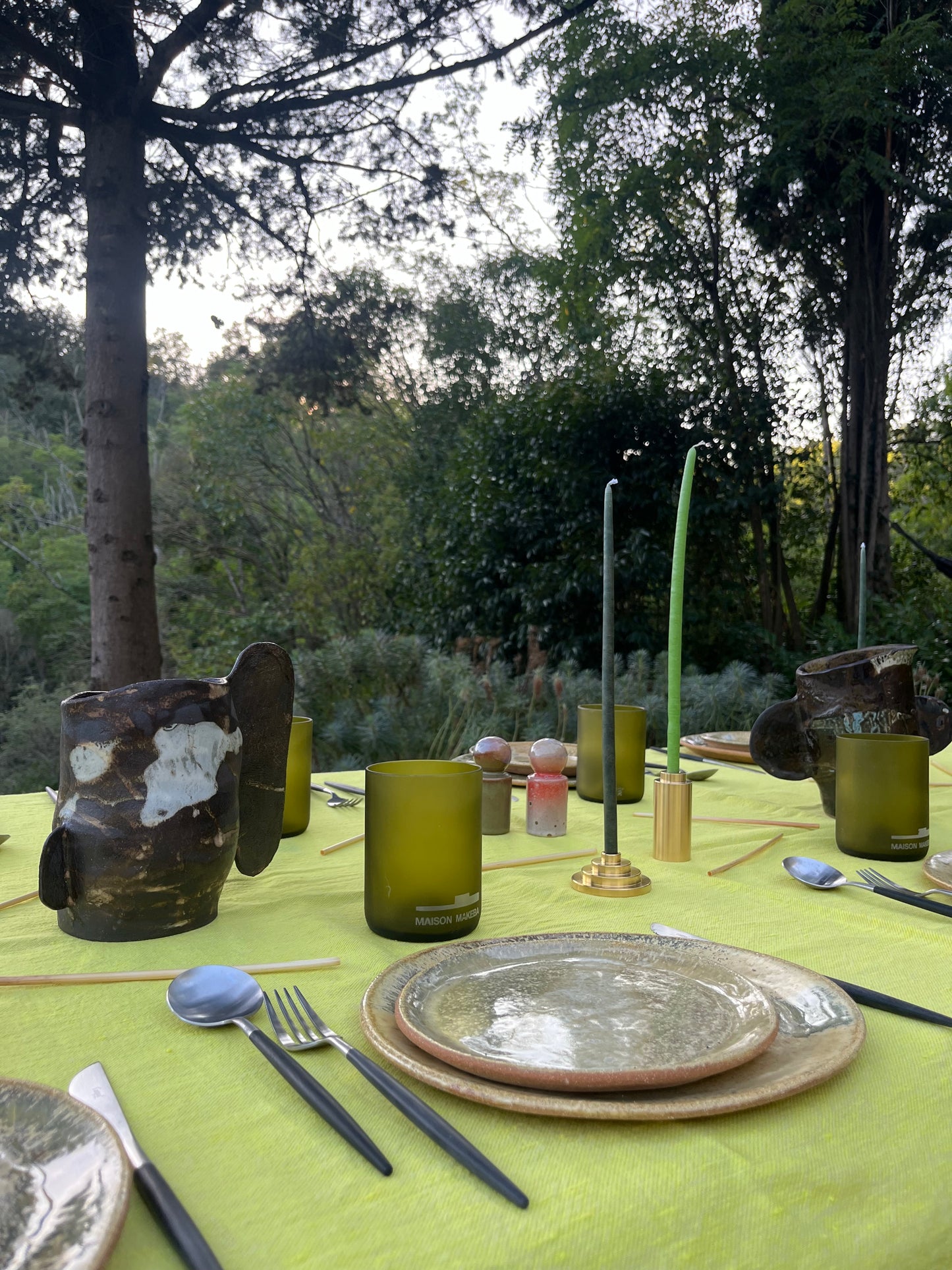Assiettes « les lézards », Collab avec Mosselbay, pièces uniques