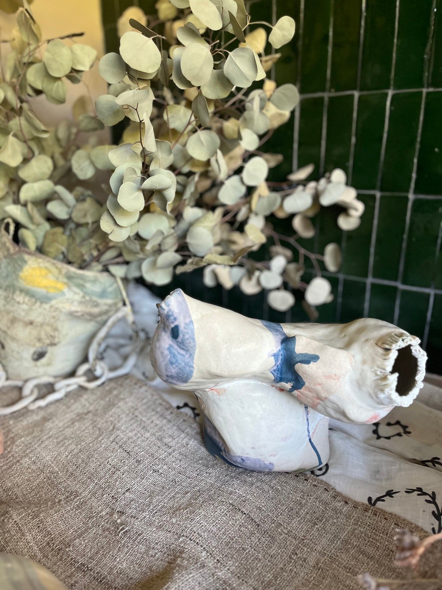 Muriel Senaux - Sculpture/Vase - Confinement