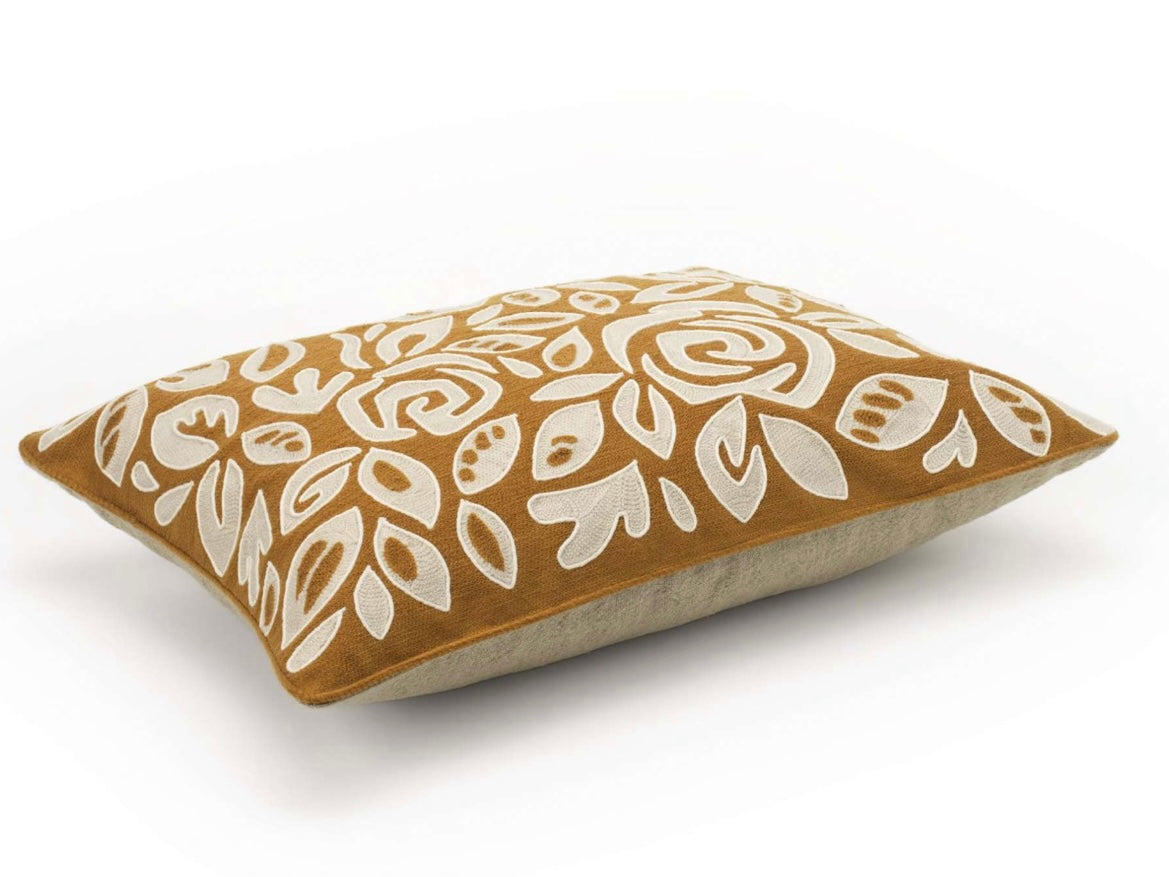 Elitis -Housse de Coussin - AIMÉE Ocre