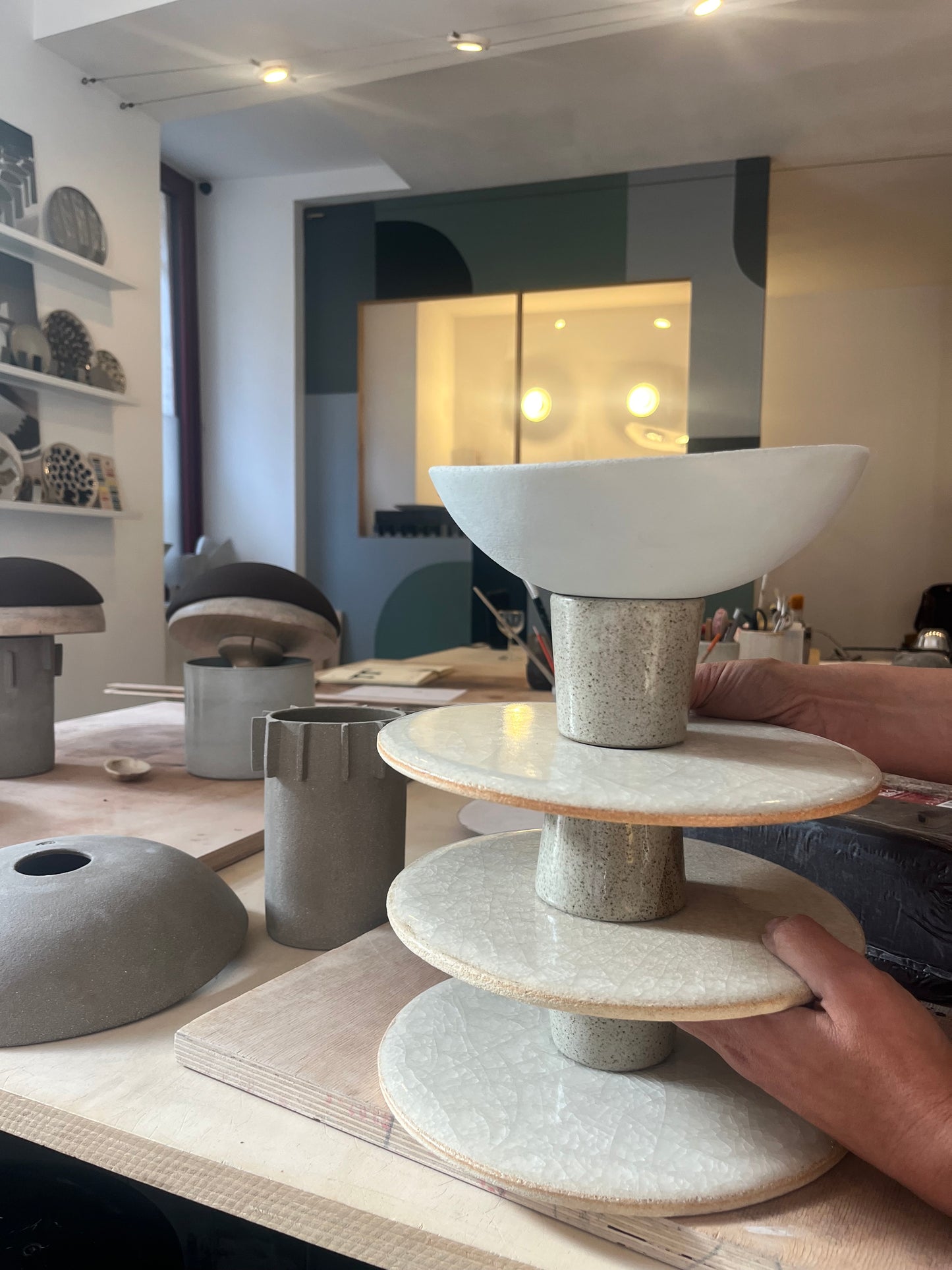 Maison Makeba Signature x CCÉRAMIQUE - Totem Sculptural/Luminaire/Suspensions