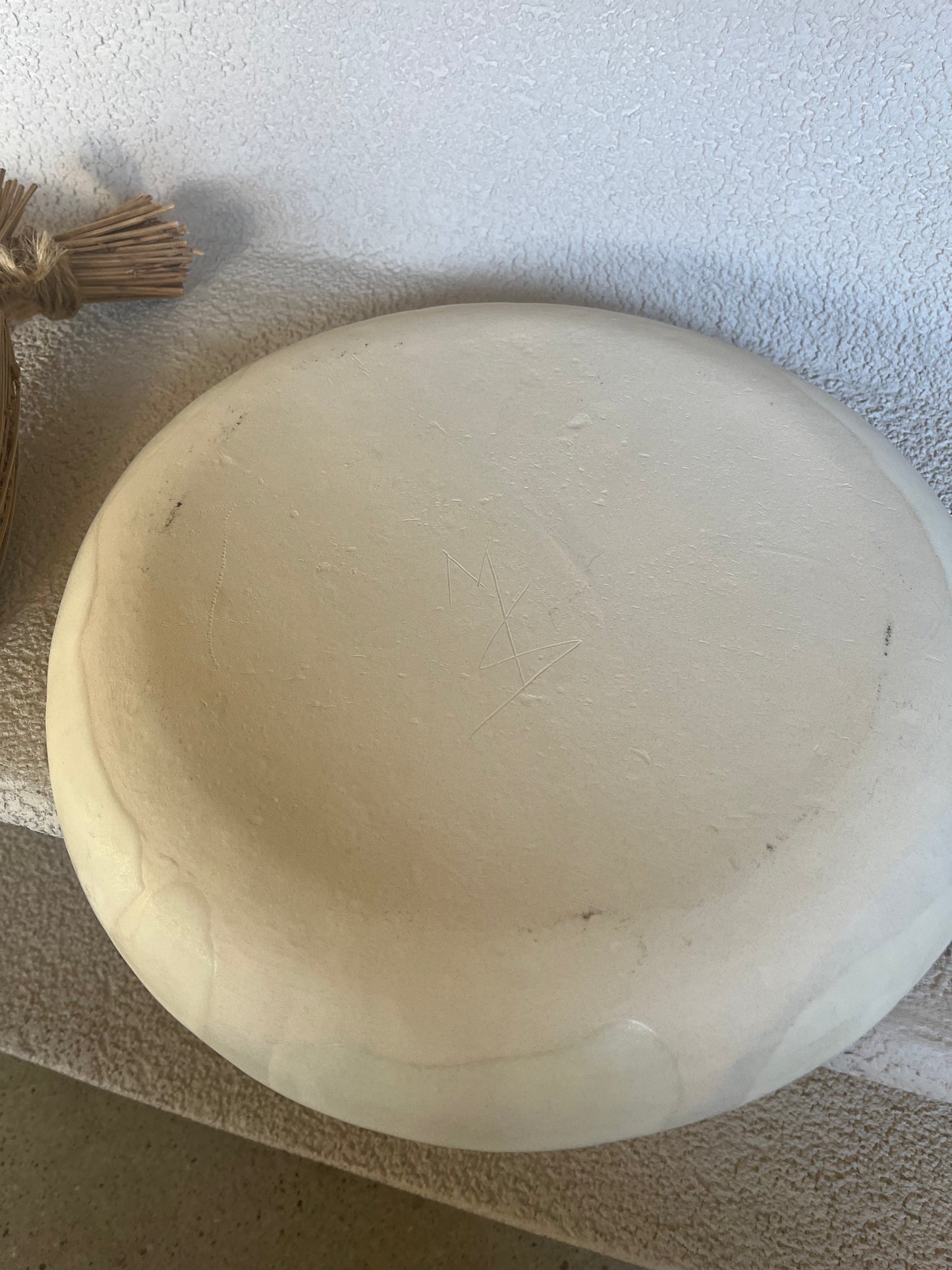 Lot d’un plat et une coupe, Muriel Senaux