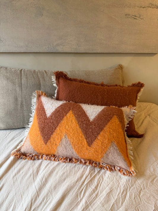 Housse de Coussin Coulis Zig Zag Bed and Philosophy (Garniture incluse) modèle d’expo