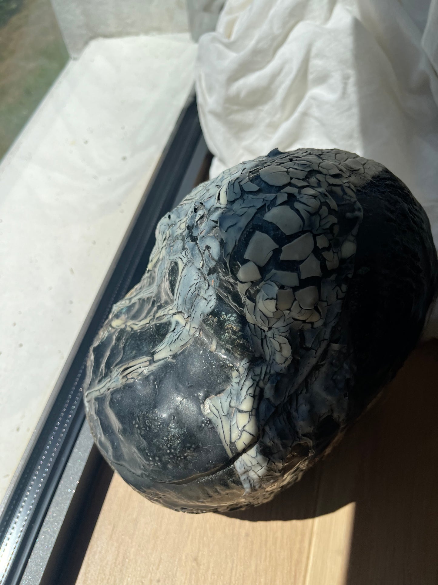 "La montagne cendrée" objet sculptural - Alain