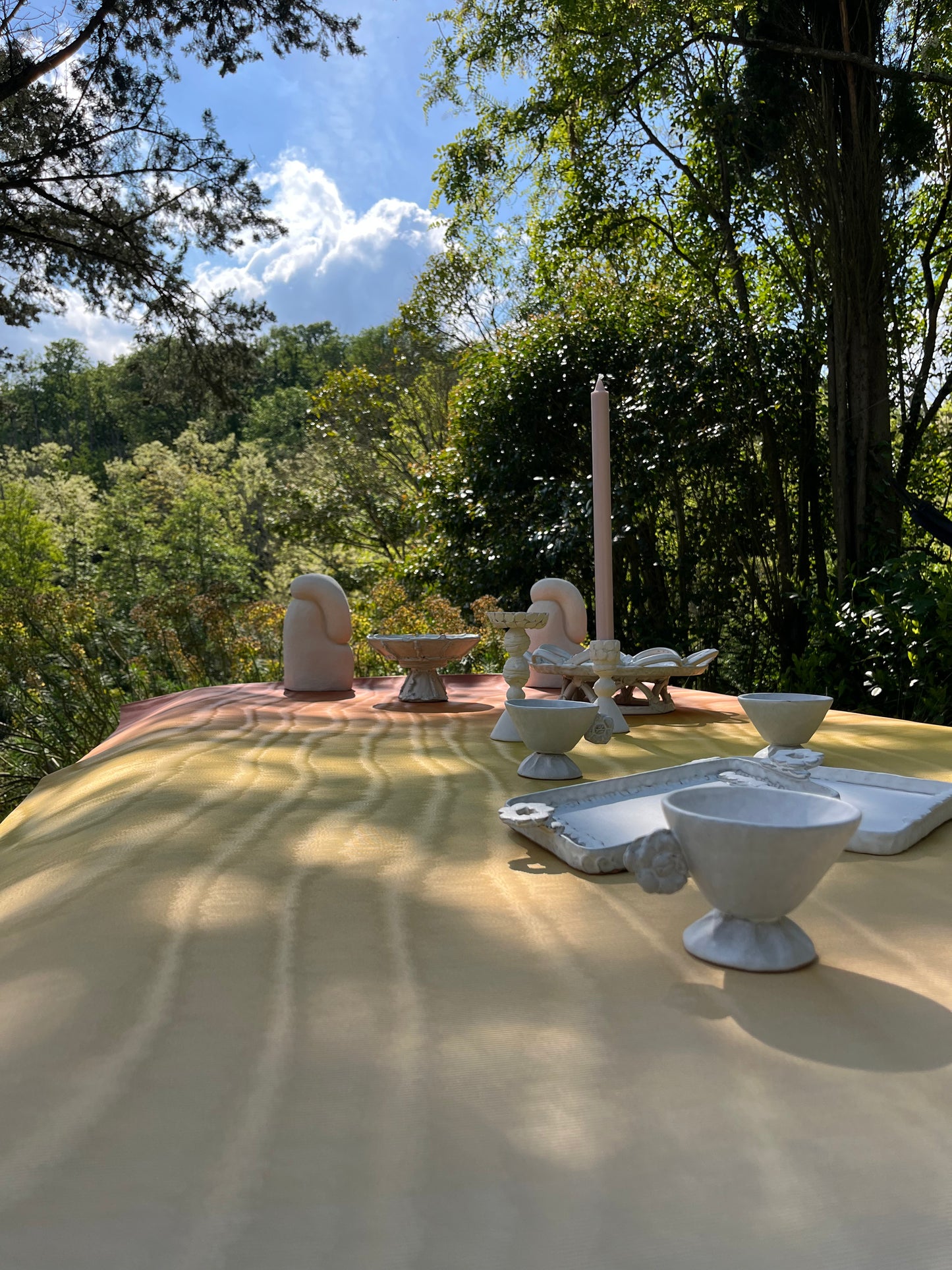 Lot de 2 bougeoirs, Anne Saltel