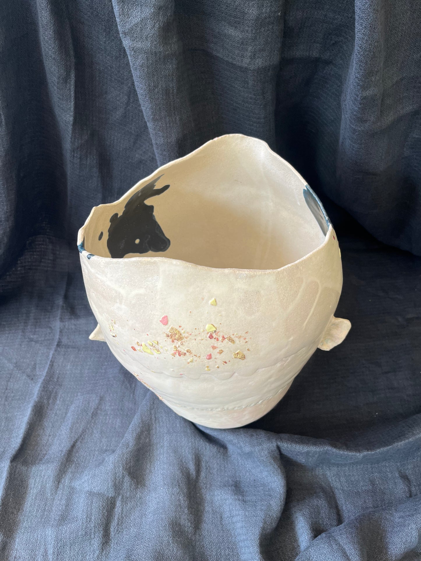 Vase confettis à ailettes - Muriel Senaux