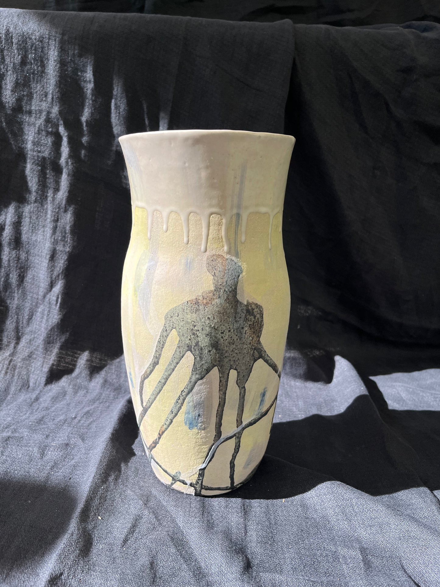 Vase en grès blanc - Florence Dary