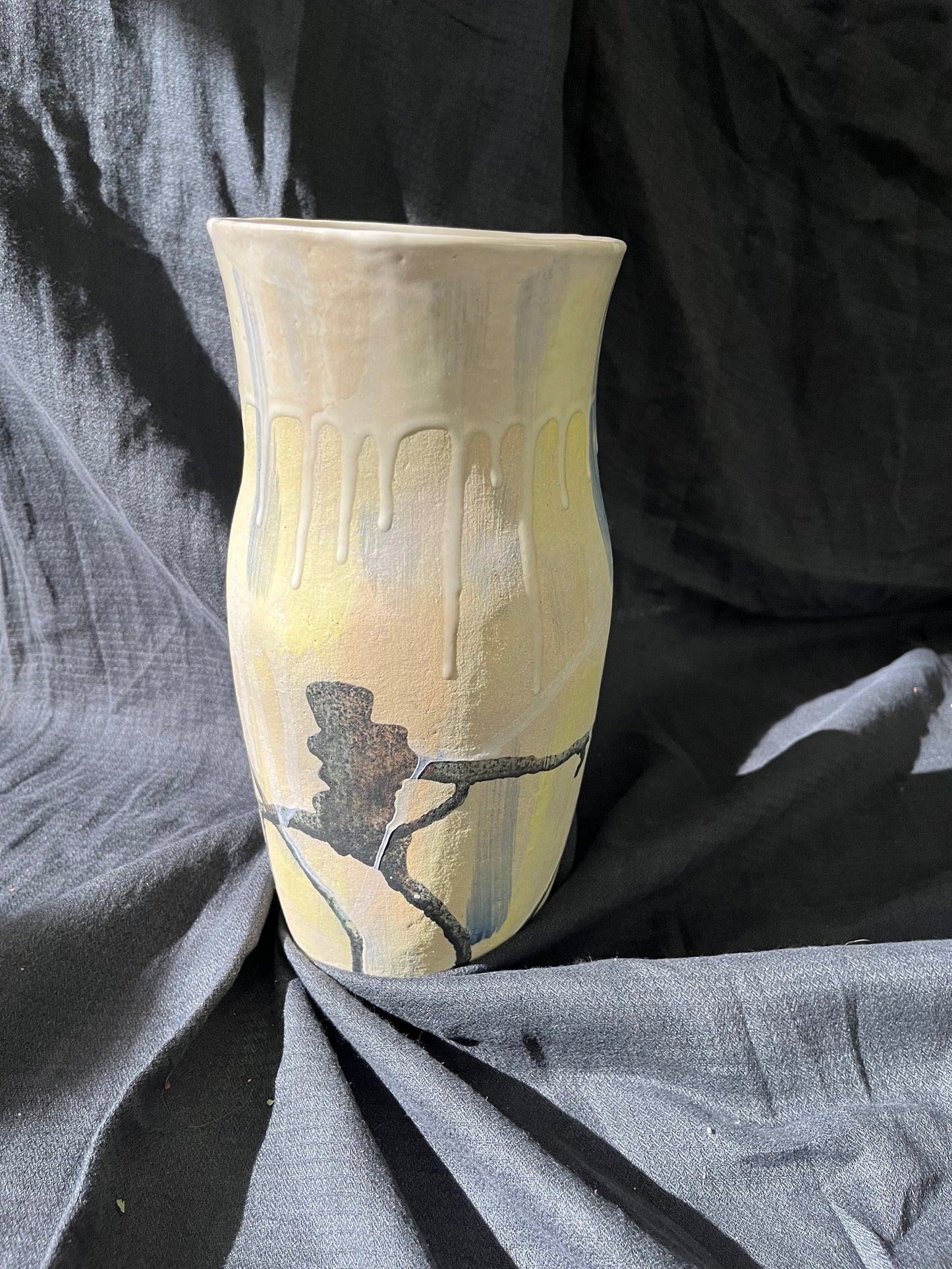 Vase en grès blanc - Florence Dary