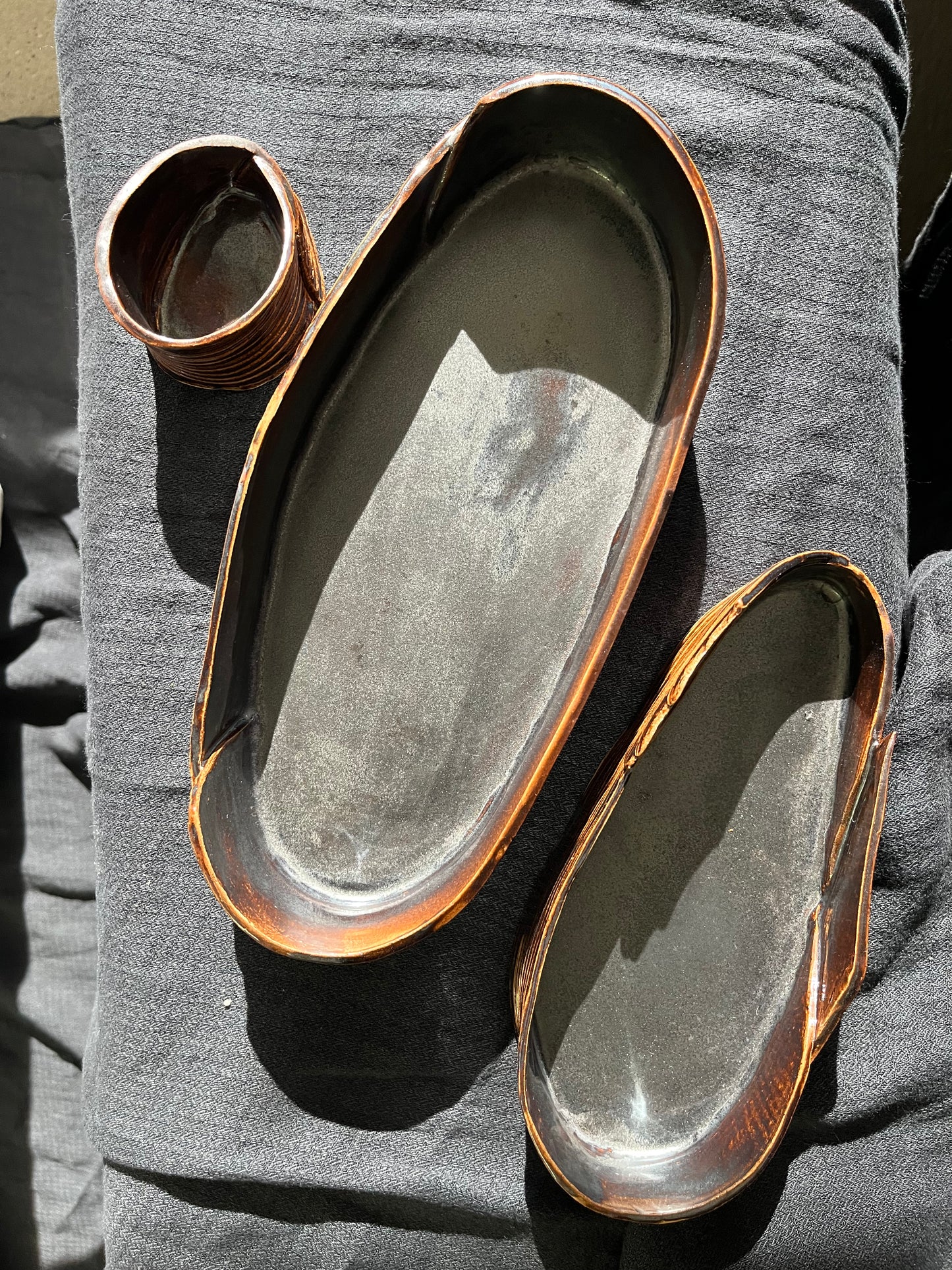 Lot de 3 plats gigognes - Anne Kurzberg
