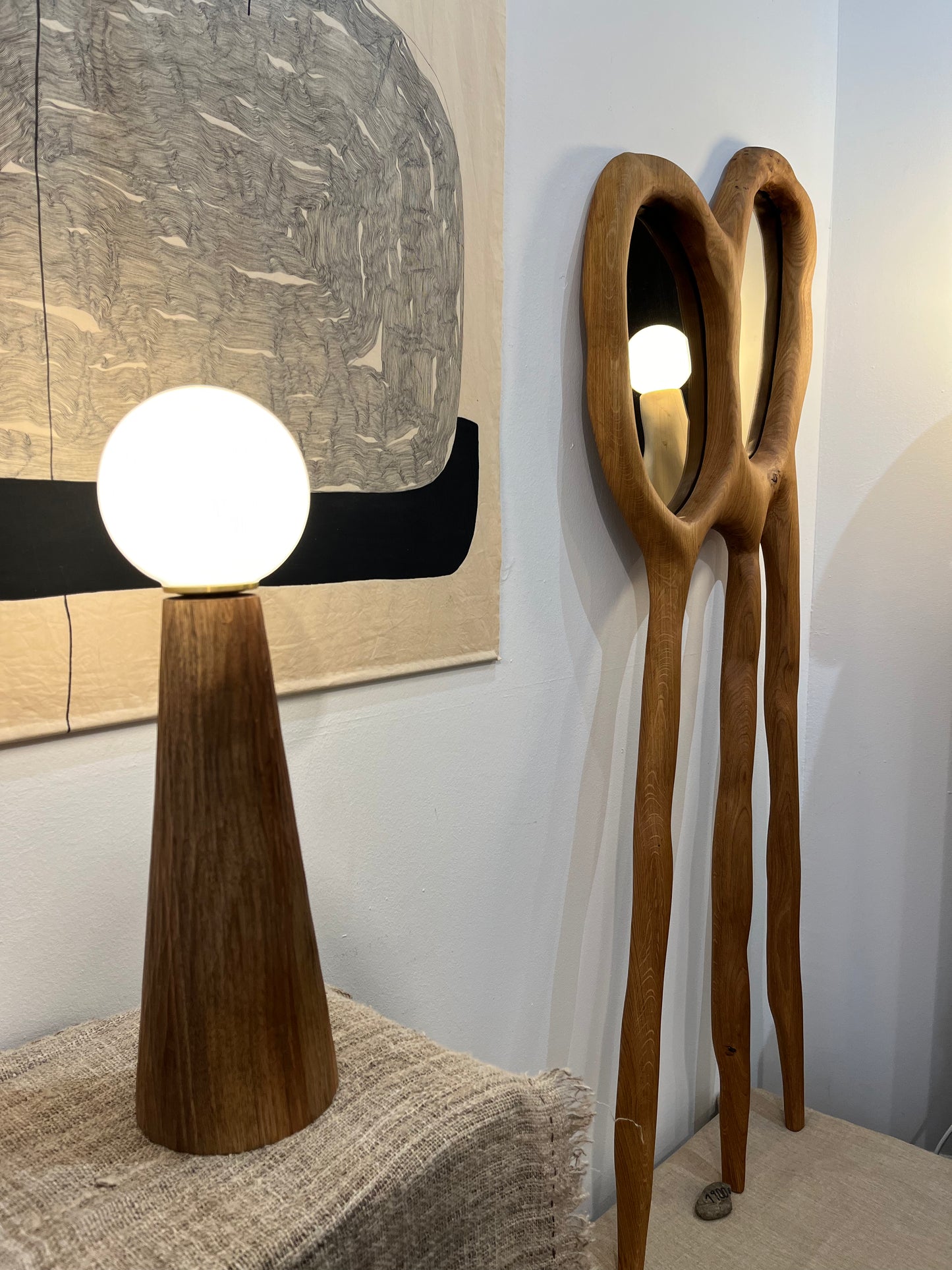 TOI ET MOI MIROIR SUR PIED TRIPODE