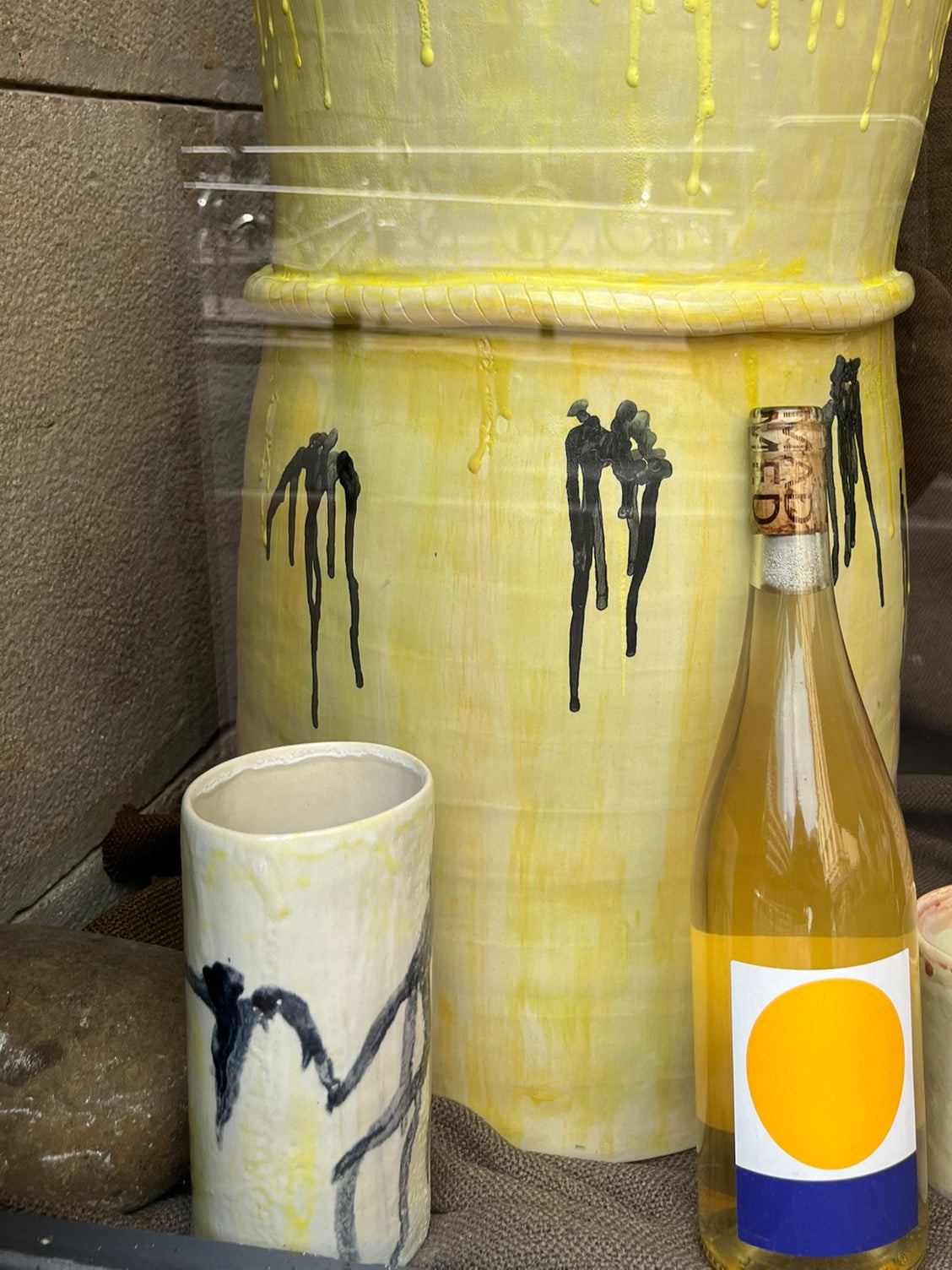"VERRES COULANTS-LUISANTS", Verres à orangeade - Collab Florence Dary x Maison Makeba