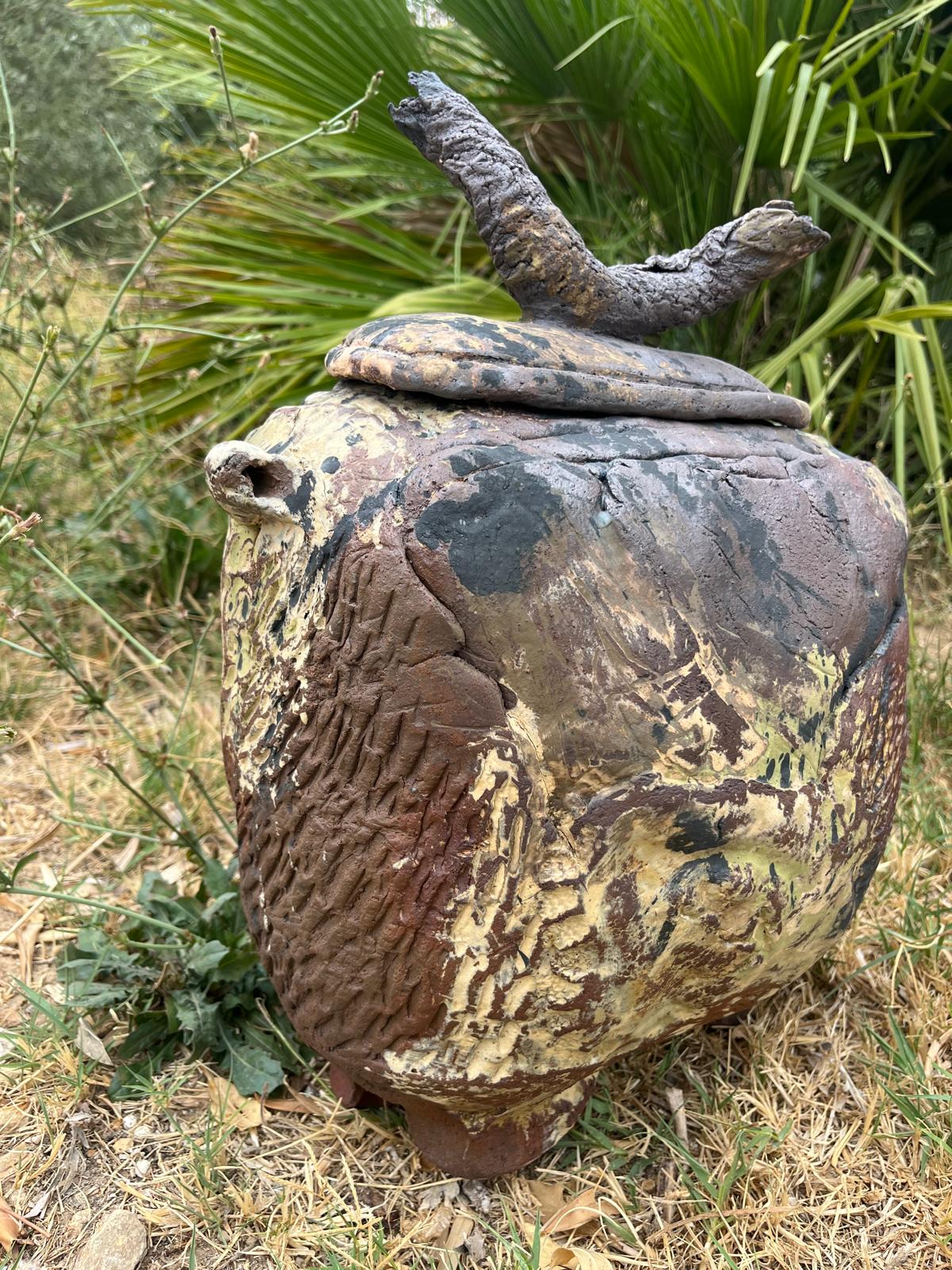 BOITE ZOOMORPHE, Peint à la main , Hannah André