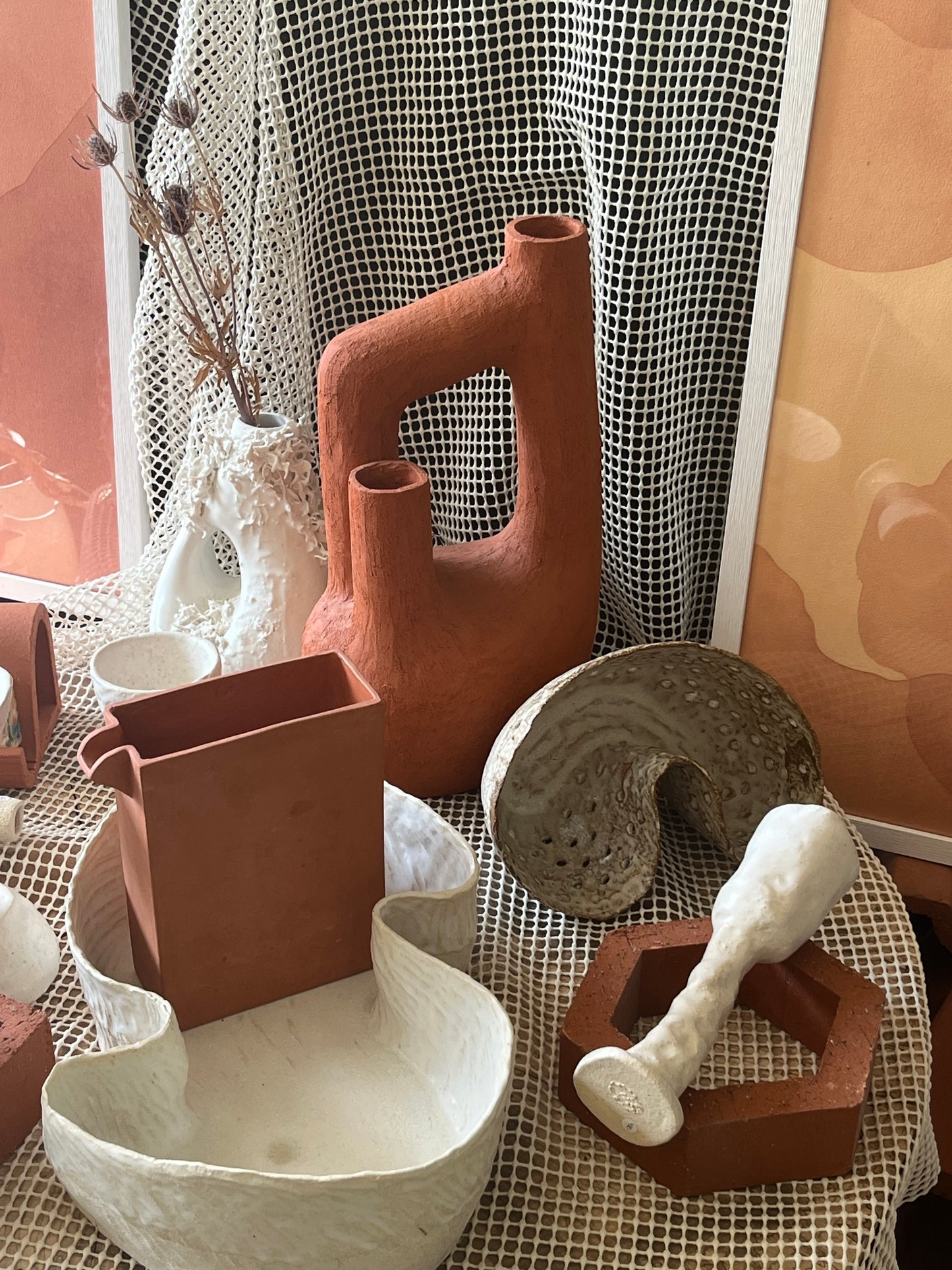 Carafe brique toulousaine Emilie Cazin