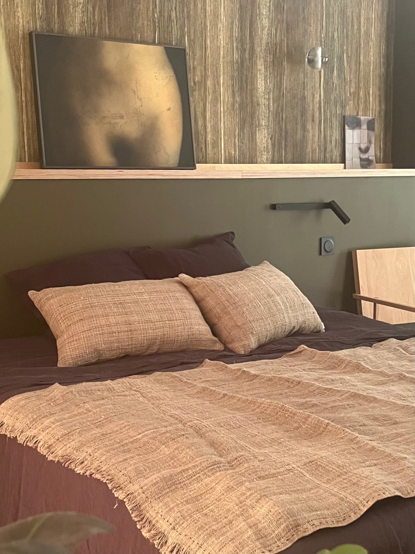 Plaid Chalk Bed and Philosophy