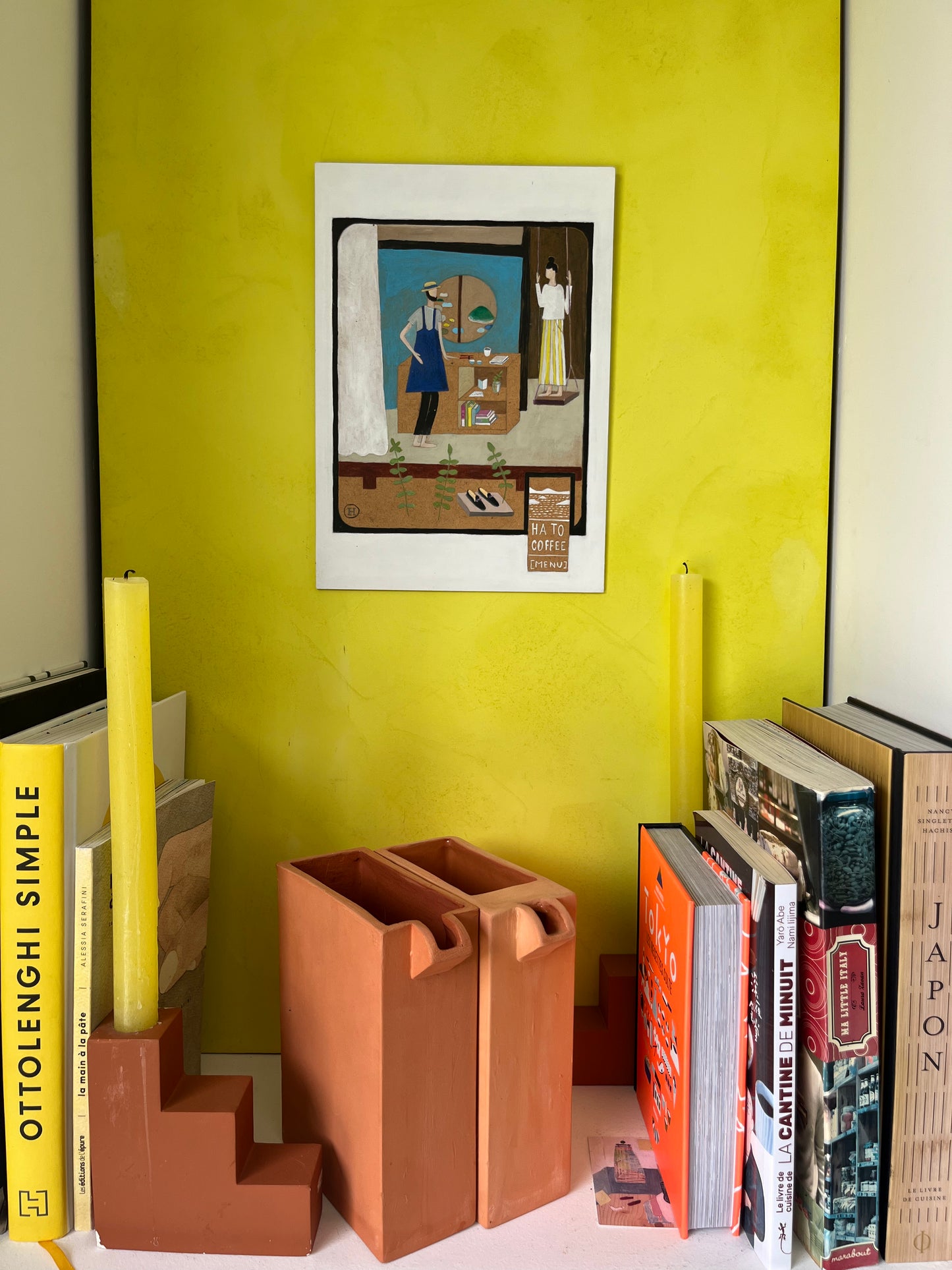 Peintures sur bois Agnès Hostache