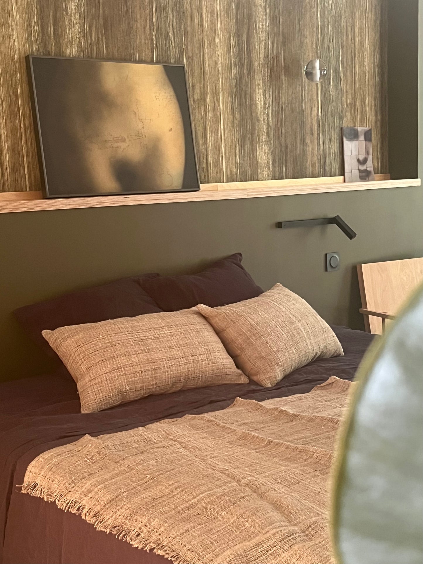 Plaid Chalk Bed and Philosophy