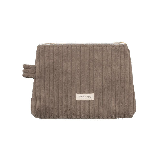 Trousse de maquillage velours côtelé - Bed And Philosophy