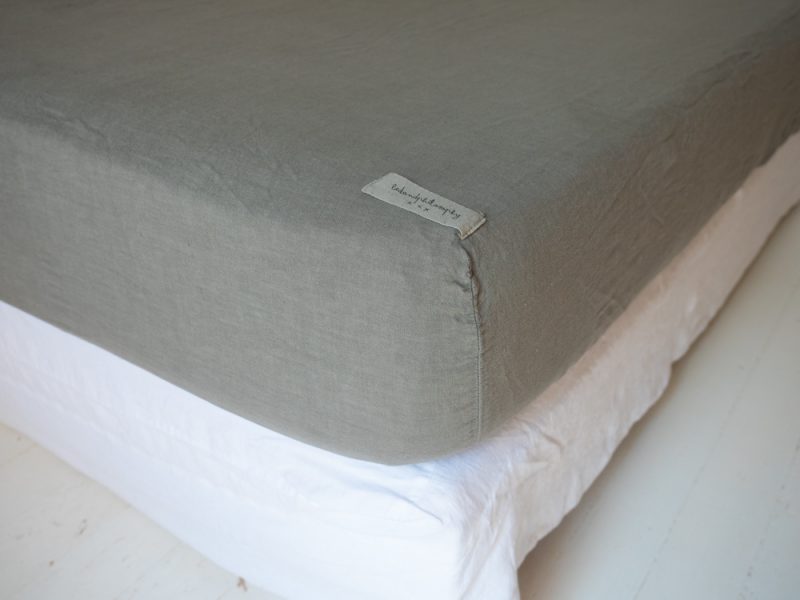 Parure de lit en lin Bed and Philosophy Saw Palmetto