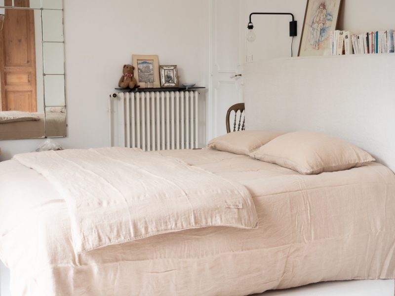 Parure de lit en lin Bed and Philosophy Coton – Maison Makeba