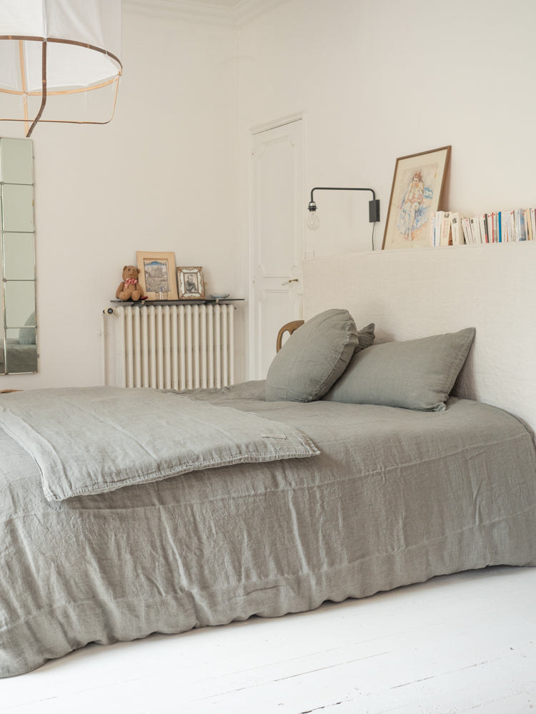 Parure de lit en lin Bed and Philosophy Saw Palmetto