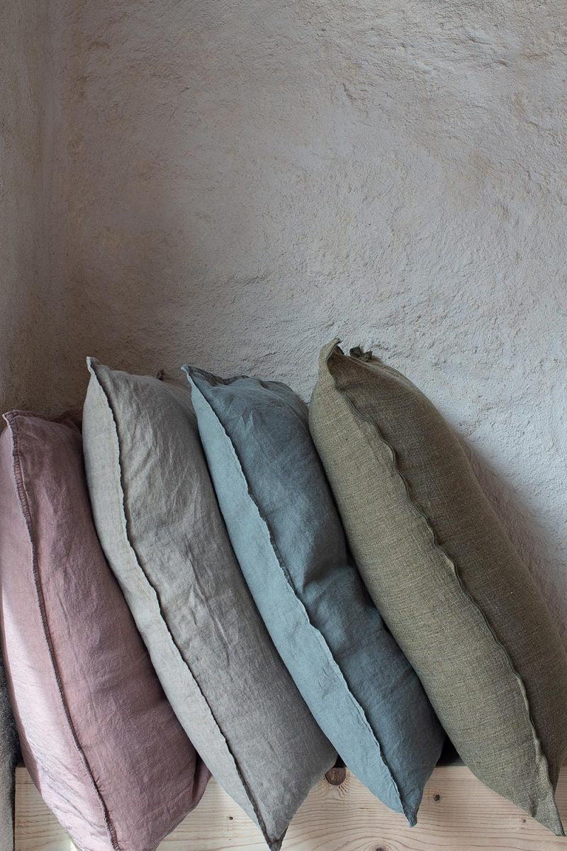 Parure de lit en lin Bed and Philosophy Saw Palmetto