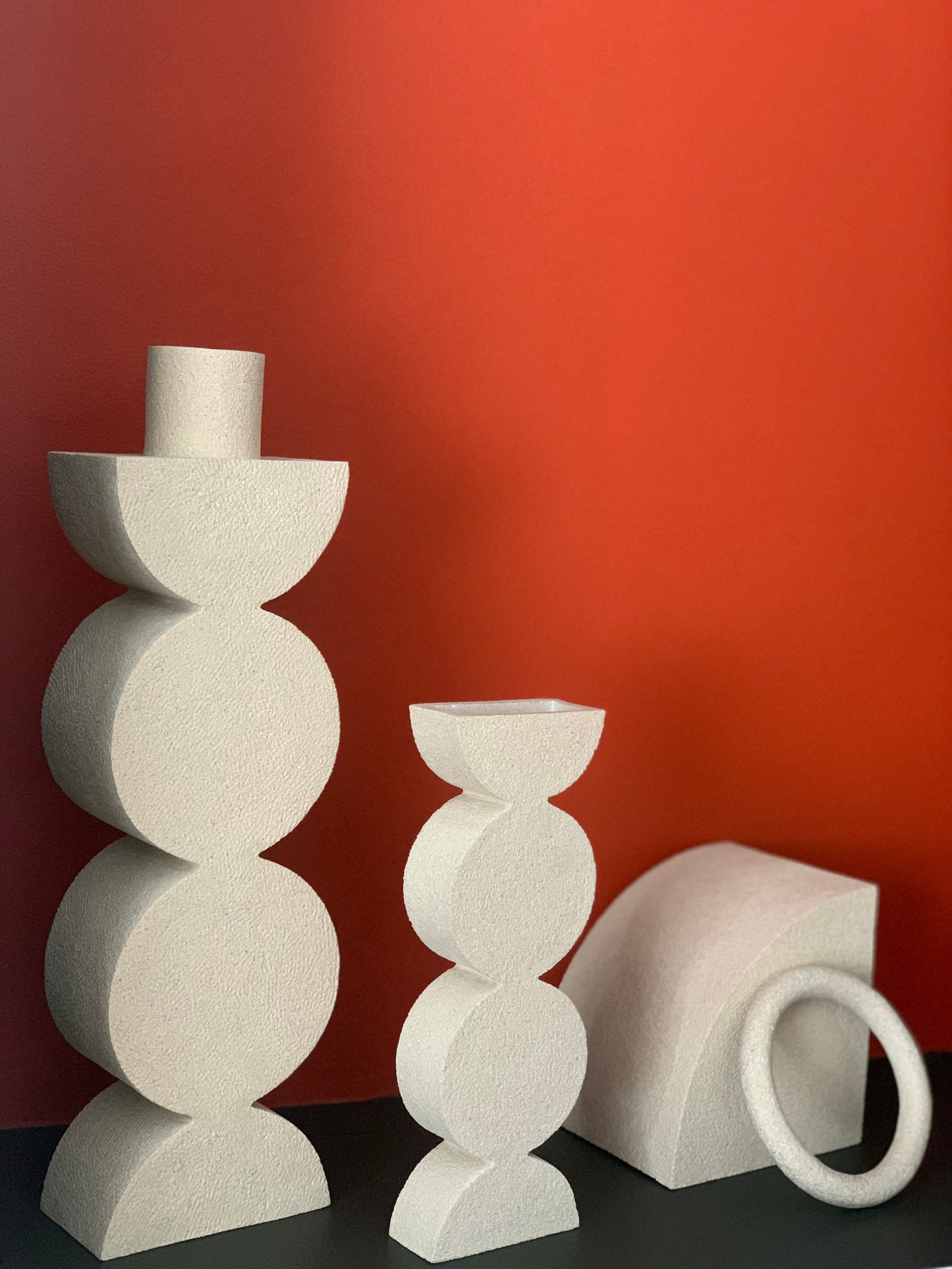 Céramiques Lucia. Bougeoirs VELAS. Fait main. Pièces uniques.