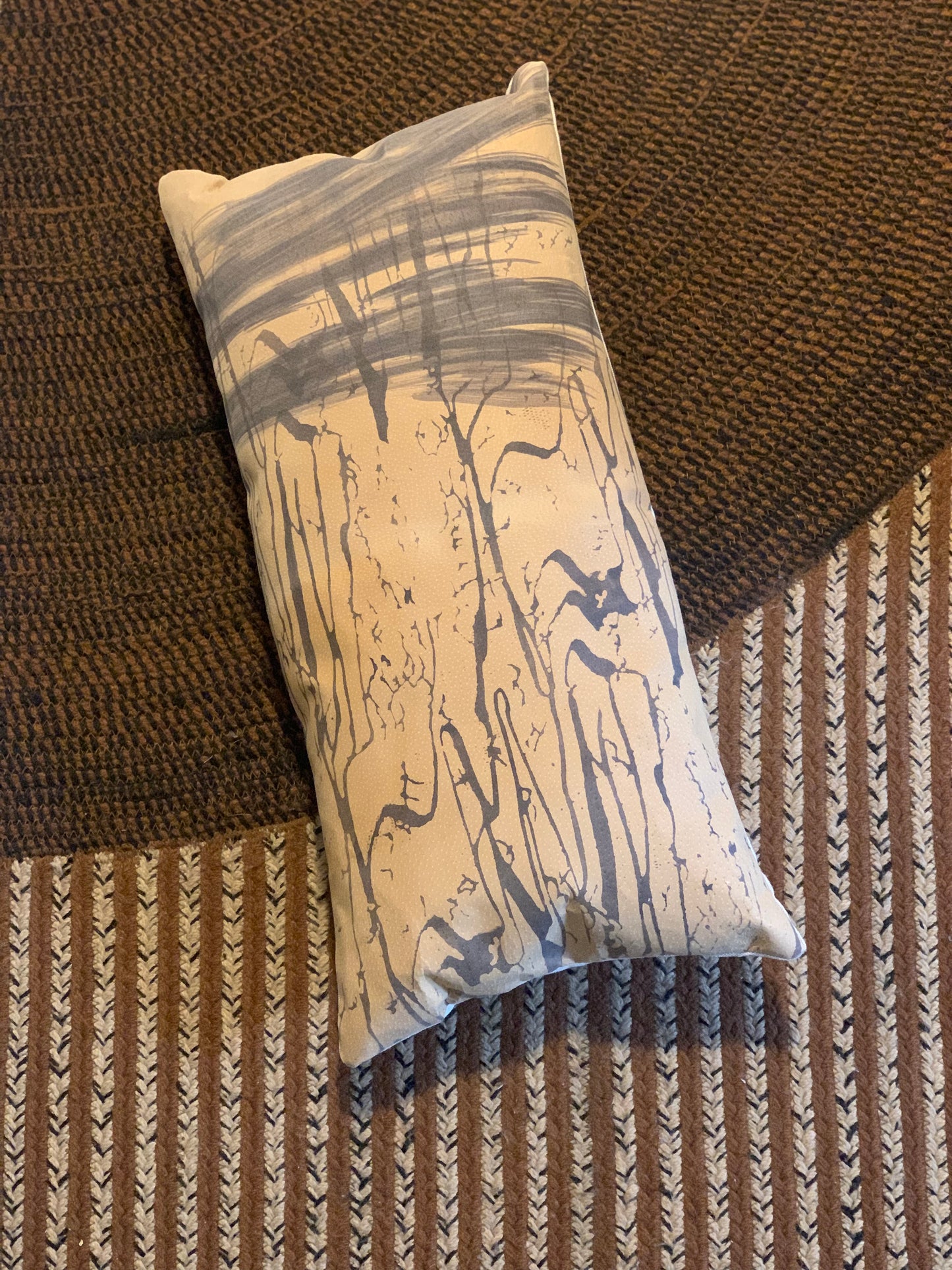 Coussin Textile peint Laure Bénard