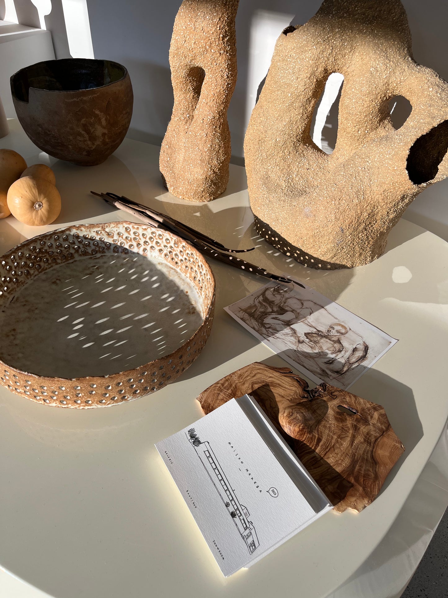 Plateau en bois Matière à poncer