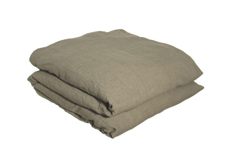 Parure de lit en lin Bed and Philosophy Saw Palmetto