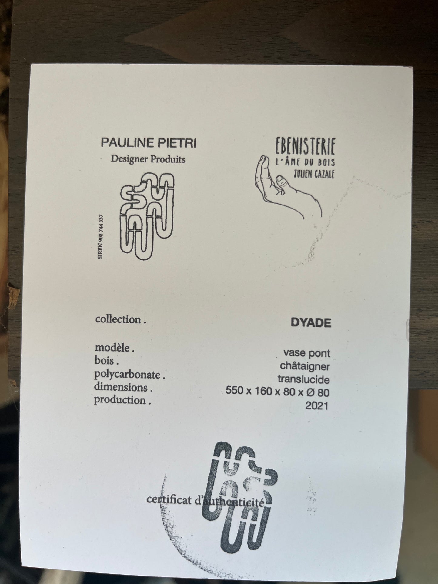 Pauline Pietri - Vase - DYADE