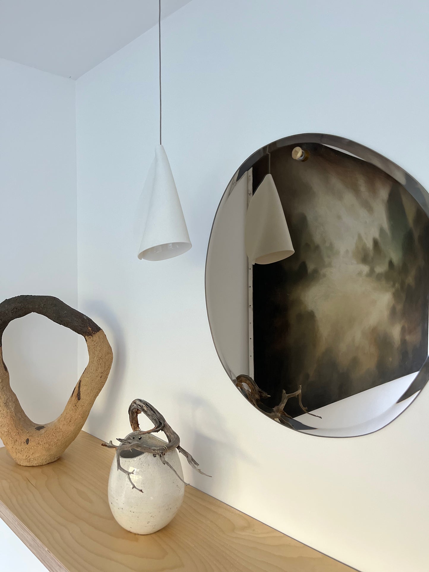 Vase Raku Branche Caroline