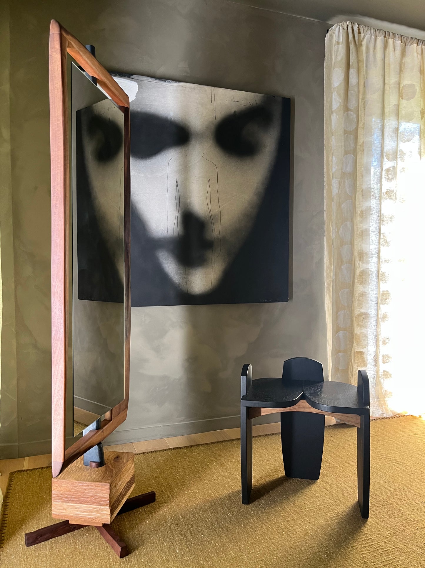 Tableau « corps en mémoire »Jordi Isern 122 x 122