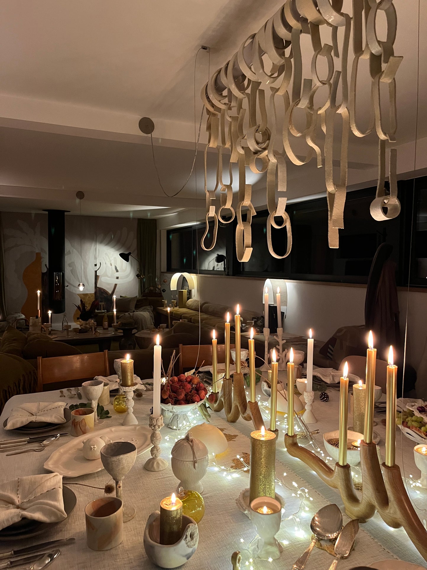 Lot de 2 bougeoirs, Anne Saltel