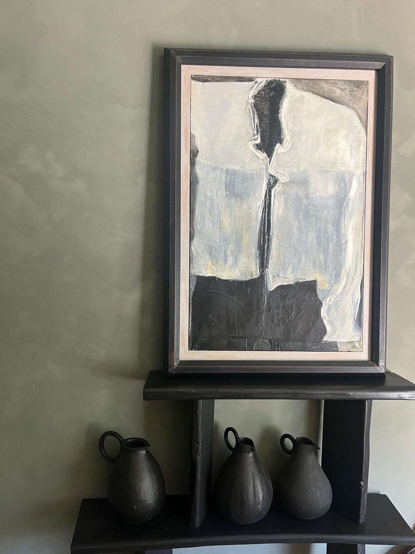 Serge Allain - Huile sur Toile - L'Intrus