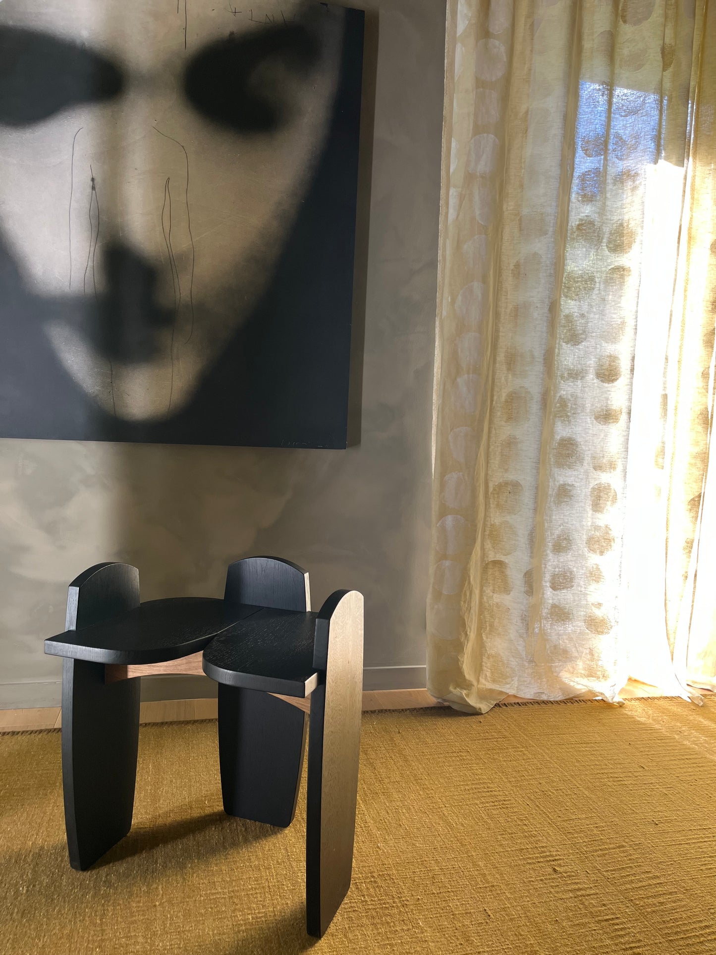 Tableau « corps en mémoire »Jordi Isern 122 x 122